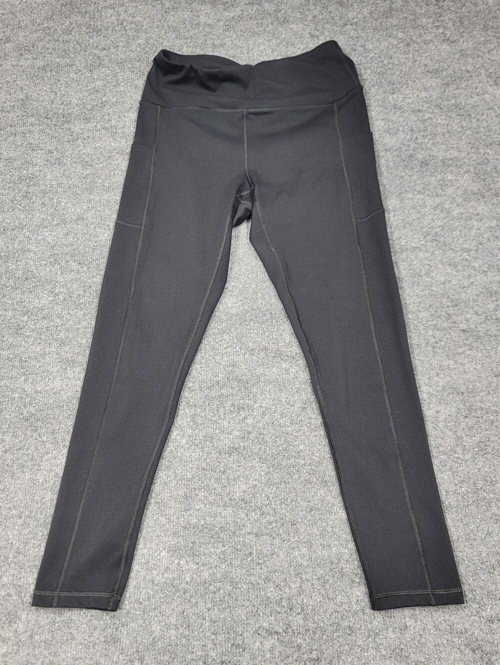 Womans Iuga High Wasted Black Yoga Leggings Size Large